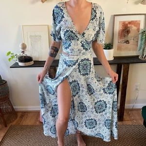 Breezy wrap around skirt set